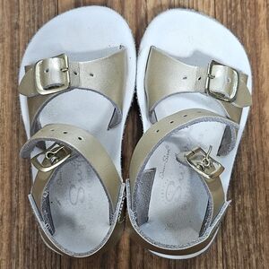 Salt Water Sandals by Hoy Gold Kids Sandals